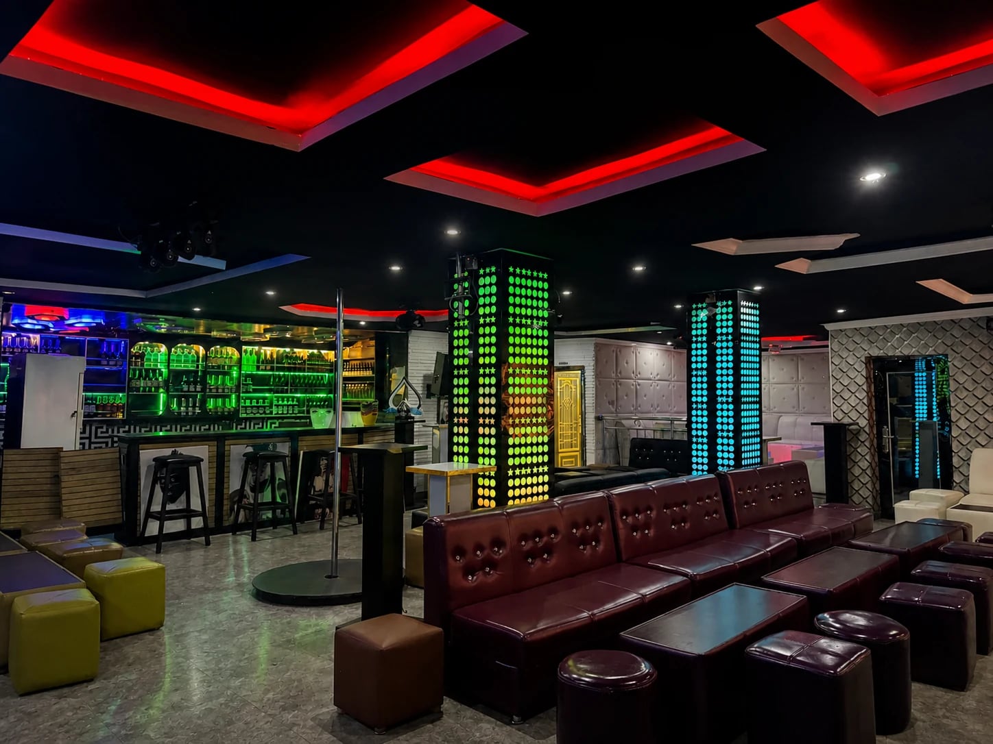 Nightclub interior at Arcadia Hotels & Suites